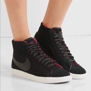 Nike Blazer Suede and Shearling High Top Sneaker